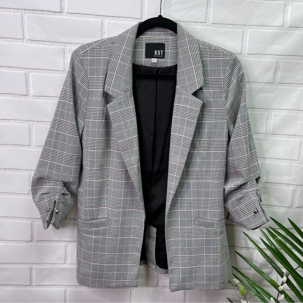 Kut from the Kloth Checked Blazer